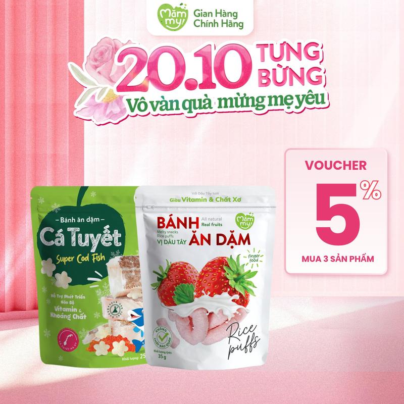 Bột Làm Bánh, Bánh Túi Xanh 25gr, Bánh Trắng 35gr, Thanh Rau Củ 30gr, Bánh 12gr Mămmy Cho Bé Từ 6 Tháng Tuổi