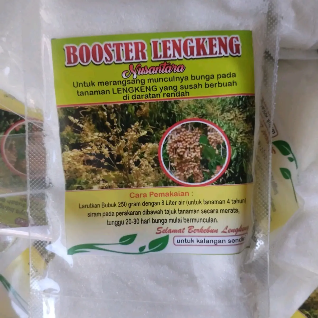 BOSTER KELENGKENG MURNI KEMASAN 250GR kclo 3