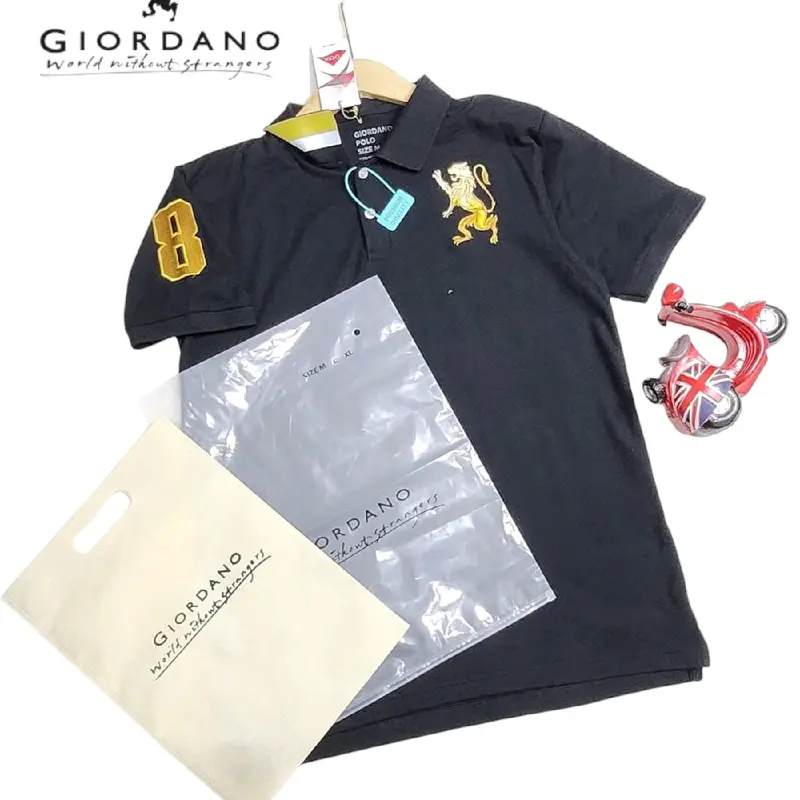 Kaos Kerah Polo Pria Kaos Kerah Giordano Pria / Kaos Kerah Pria / Pakaian Pria / Kaos Giordano 2