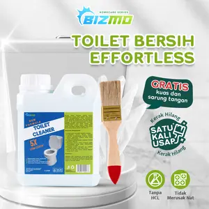 BIZMO Toilet Cleaner-Pembersih kerak kamar mandi/kloset/toilet/bowl Cleaner/keramik 1 Liter Cleaner Pembersih kerak