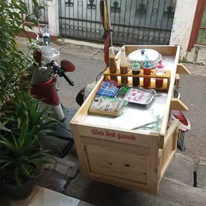 Rak Botol Kayu Tempat Naruh Botol Sirup DLL 3-5 Lubang Kayu Solid Diameter 7cm Kitchenware Dapur Tampilan Alami