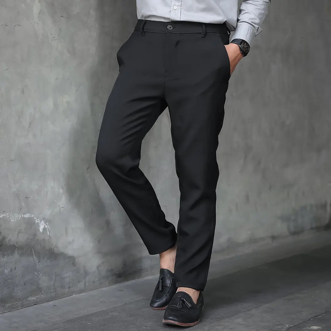 HSRM Dapper Ankle Pants Black | Celana Kerja Formal Ankle Pants Pria SlimFit