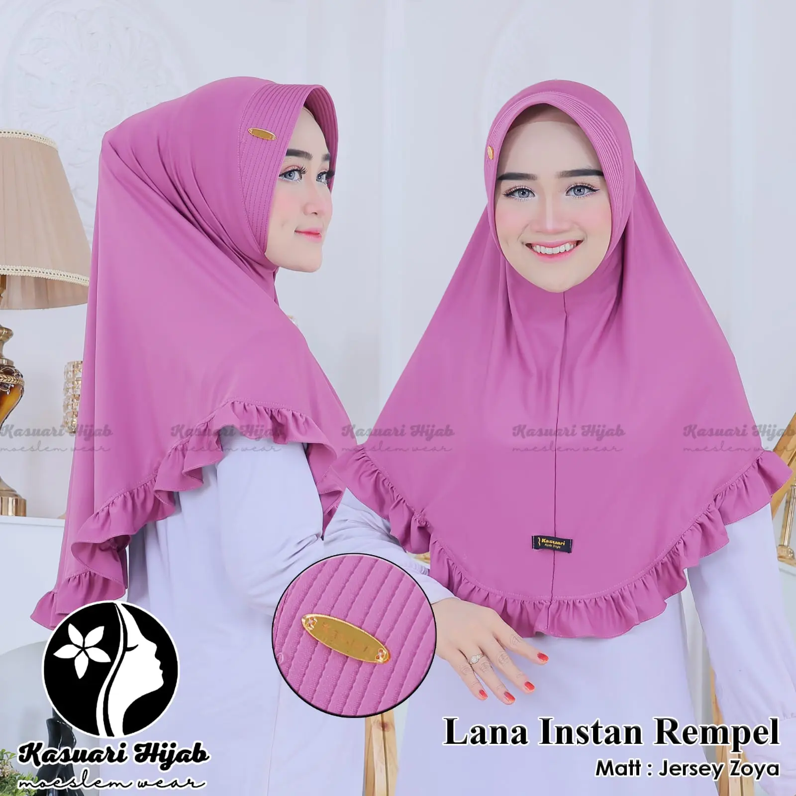KASUARI hijab_REMPEL LANA PET_jersy premium