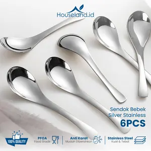Sendok Bebek 6PCS / sendok bubur / sendok bebek emas estetik