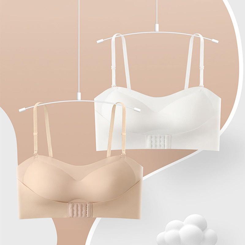 BH068 Bra Wanita Tanpa Kawat Pakaian Dalam Kancing Depan Bra Import Push Up Bra Seamless Anti Slip Bahan Lembut BH Sexy 3