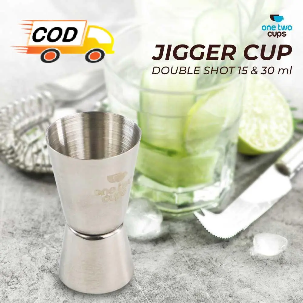 Gelas Takar Jigger Bartender Ukur Campuran Minuman Double Shot Stainless Steel