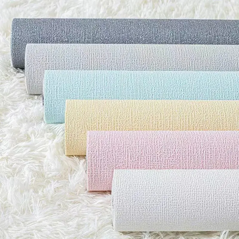Wallpaper Linen Roll Foam Wallpaper Dinding Sticker Dinding Wallsticker Uk 50cm x 280cm