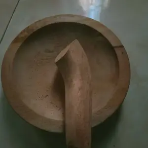 Cobek Kayu Plus Ulekan Mulai Ukuran 13 cm sampai 20 Cm - Alat Dapur Tradisional - Peralatan, Buah