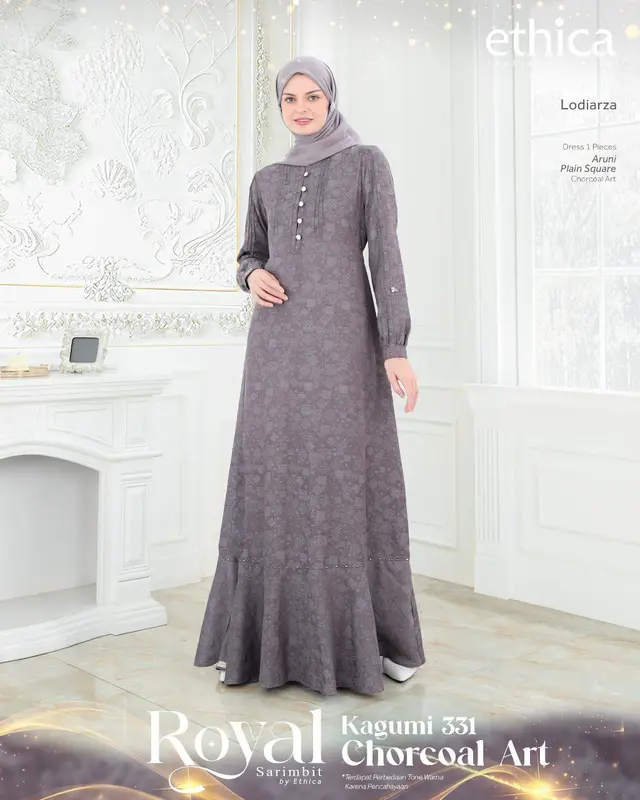 Sarimbit Royal 40 Chorcoal Art by Ethica New Arrival 1