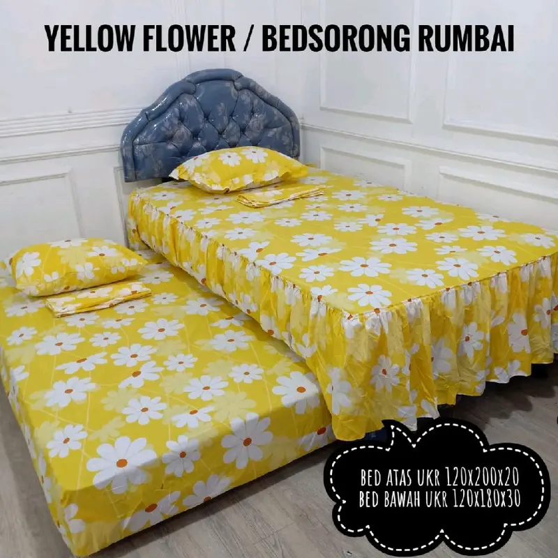sprei bedsorong rumbai | Sprei double bed 4