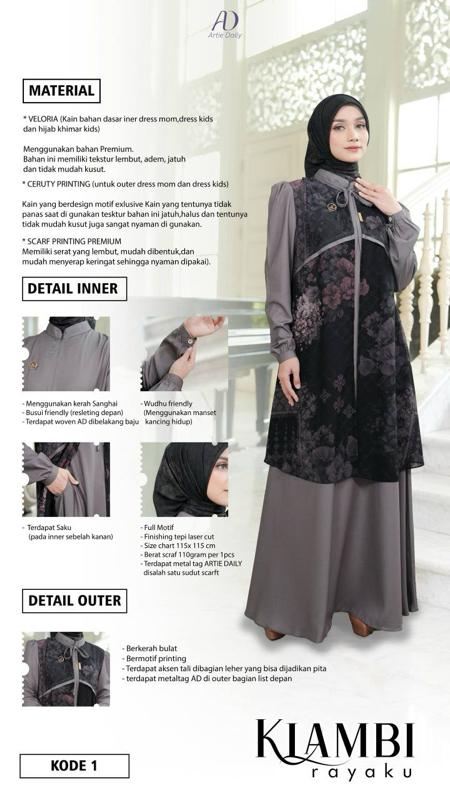 DP ( PO ) Sarimbit Klambi Rayaku by Artie Daily BACA DESKRIPSI