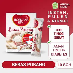Tropicana Slim Beras Porang 10 Sachet (1pc / 2pcs) - Konjac Rice Shirataki
