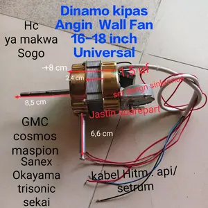 DINAMO KIPAS ANGIN WALL FAN / DINDING 16_18 INCH SINKRONUS UNIVERSAL