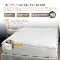 Gambar Feather Bed(Matras Topper) Bulu Angsa Asli, Type Royal 70% Down - 120cm x 200cm dari ddpillow Kota Administrasi Jakarta Barat 3 Tokopedia