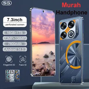 [Bisa COD] INFIN GT20 Pro Murah Handphone Asli Baru 7.5inci LayarPenuh RAM 16GB ROM 1TB Kamera 72MP+108MP HDBaterai 8000mAh Fast Charge 4G/5G Bingkai Metal Built-inFrame dan Bluetooth