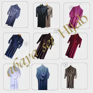 baju gamis abaya mecca batwing pakaian muslim anak 2-12 tahun set hijab jersey gamisanak  murah Cantik Nyaman Syari Cewek