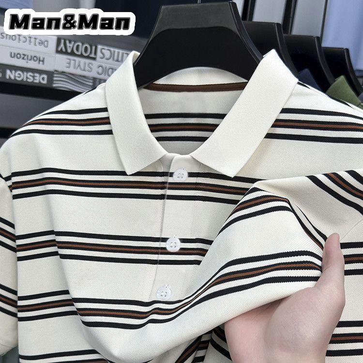 Áo polo nam M&M M 3XL, họa tiết sọc, có nút, thời trang, phong cách cổ điển, thiết kế cải tiến, tay ngắn, áo thun, thương hiệu Eaglade, kiểu dáng cổ điển, ôm dáng, kiểu áo polo, áo polo nam, thiết kế cổ điển, ,đen-,đồng phục q,ấm,đa d,sinh ,aothunnam,coco