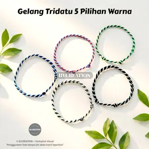 Gelang Tridatu Polos Simpel 5 Pilihan Warna