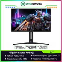 Gambar Gigabyte Aorus FO27Q2 27" QHD OLED 240Hz HDR400 Gaming Monitor / Monitor 27 inch dari Enter Komputer Official Kota Administrasi Jakarta Pusat 1 Tokopedia