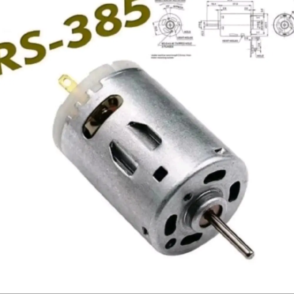 DINAMO MOTOR RS 385 DC 12-24VDC -11000RPM DINAMO HINGSPEED
