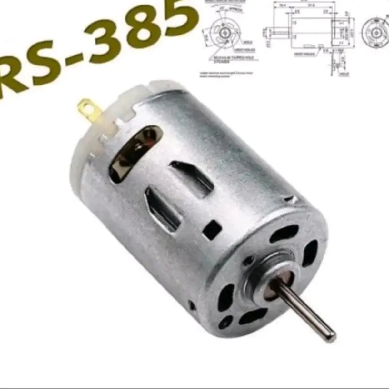 DINAMO MOTOR RS 385 DC 12-24VDC -11000RPM DINAMO HINGSPEED 0