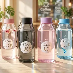 B ( B188 ) BOTOL MINUM ANAK BPA FREE 500 ML/BOTTLE BLESS LUCK FREE TALI / TIDAK BISA MEMILIH WARNA Plastik Kitchenware Water