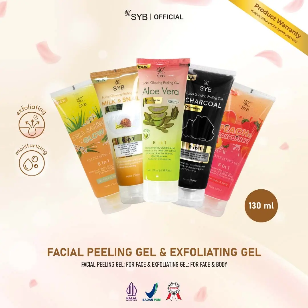 Perontok Daki - ( Facial Glowing  Peeling Gel SYB) - Exfoliating Gel Wajah