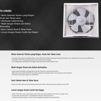 Gambar PANASONIC EXHAUST VENTILATING FAN (DINDING) FV-25RUN5 10 Inchi dari Semeru Elektronik Solo Kota Surakarta 5 Tokopedia