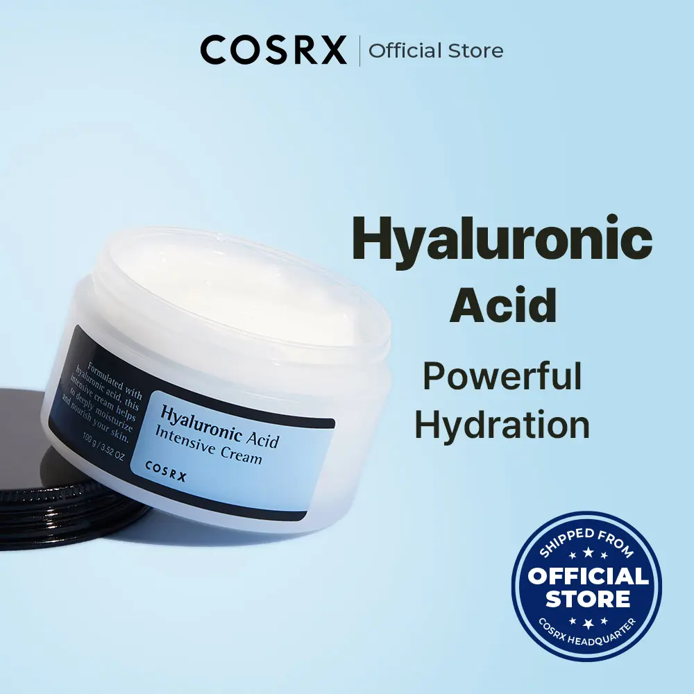 COSRX Hyaluronic Acid Intensive Cream, 100ml - Intense Moisturizer for Dry Skin - Skincare, Comfort