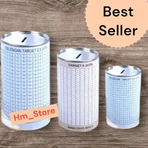 VIRAL CELENGAN TIKTOK JUMBO CELENGAN TARGET BUKA TUTUP PERMAMEN SOUVENIR CELENGAN