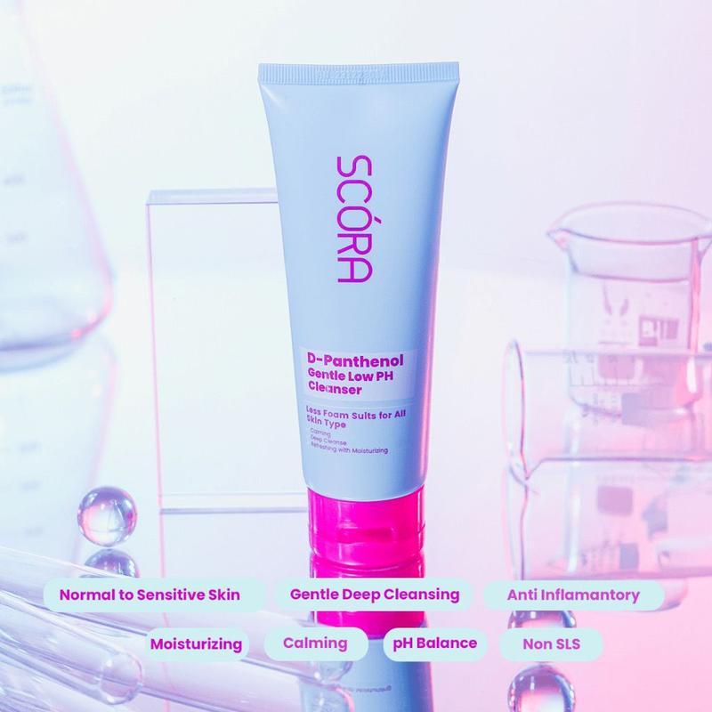 SCORA GENTLE LOW PH CLEANSER 100 ML |  D-PANTHENOL GENTLE LOW PH | SALICYLIC ACID GENTLE LOW PH CLEANSER 100ML 5