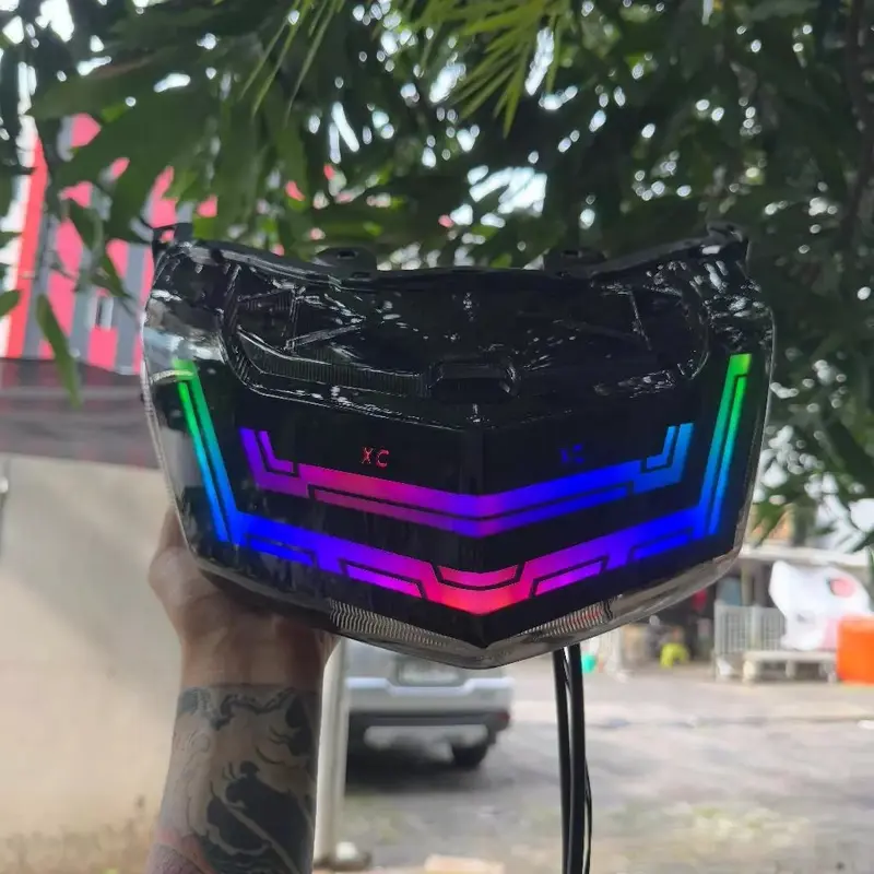 Lampu Stop Nmax  Old Lazy Rgb+App Stoplamp Nmax 2015-2019 Old Lazy Rgb Plus App Lampu Belakang Nmax Lama Lazy 5