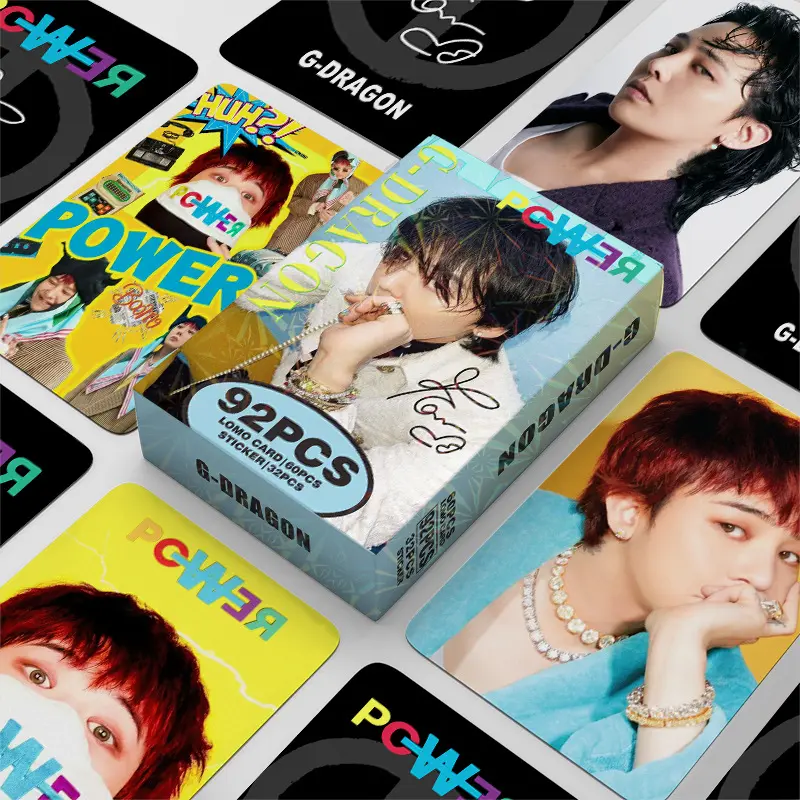 92PCS/set BIGBANG G-Dragon POWER TAEYANG DAESUNG photo LOMO card