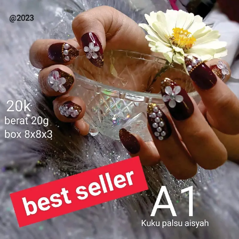 kupal kode A1 free lem Nail Art 0