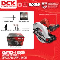 Gambar DCK Mesin Gergaji Potong Kayu 185 mm / Mesin Circular Saw 7" / Mesin Sirkel 1100 Watt 7 Inch / Gergaji Sirkel KMY02-185SH dari DCK Power Tools Indonesia Kota Administrasi Jakarta Barat 1 Tokopedia