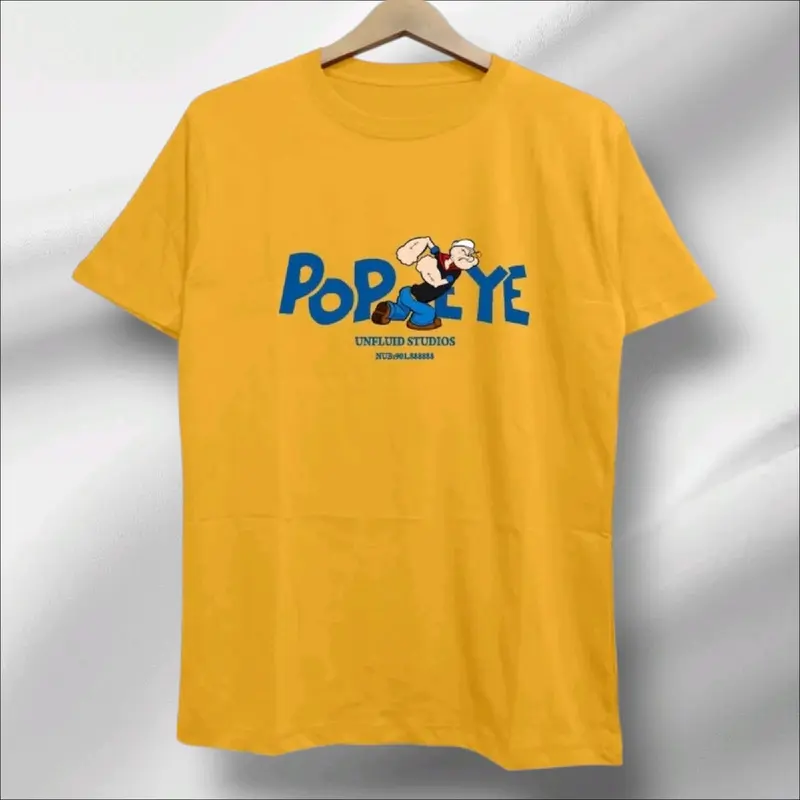 Endyboy2 Baju Kaos pria dewasa / Baju Kaos pria oblong Distro Terbaru POPAYE Kaos Distro unisex bung Keren baju  kaos semi katun 24s bajupria 3