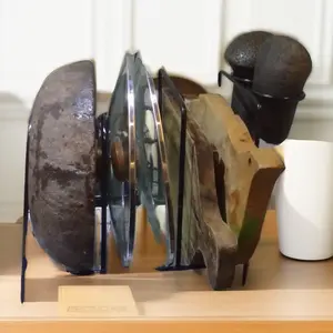 Rak Cobek Susun 2 Anti Karat - Tempat Penyimpanan 2 Cobek Ulekan Telenan - Putih hemat ruang white natural holder & rak penyimpanan rakdapur multifungsi