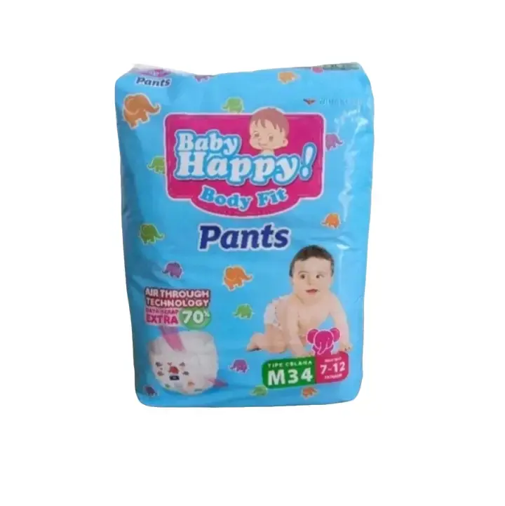 (promo) 1 Bal baby happy pants size s, m,l,xl popok bayi murah