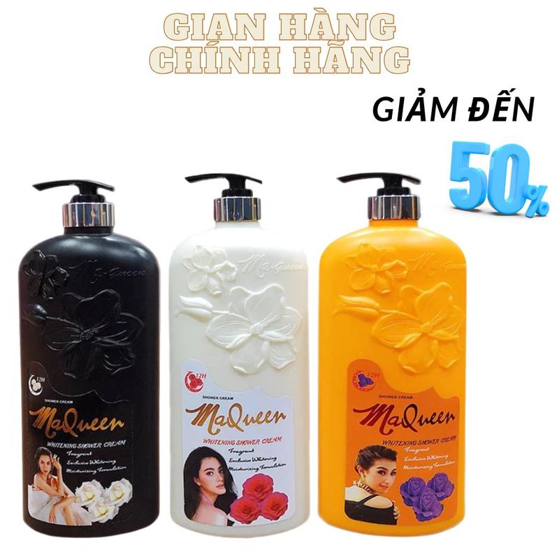  -  ComBo 3 Chai  Sữa tắm Maqueen Thái Lan 1200ml - Sữa tắm hương nước hoa  Date: 36 tháng .. 