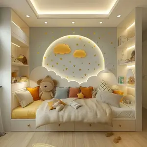 Pola latar belakang, gaya seni rumah modern. Cocok untuk adegan siaran langsung, menyediakan latar belakang 3D untuk dekorasi interior. Selain itu dilengkapi dengan hiasan indah dan desain yang inovatif