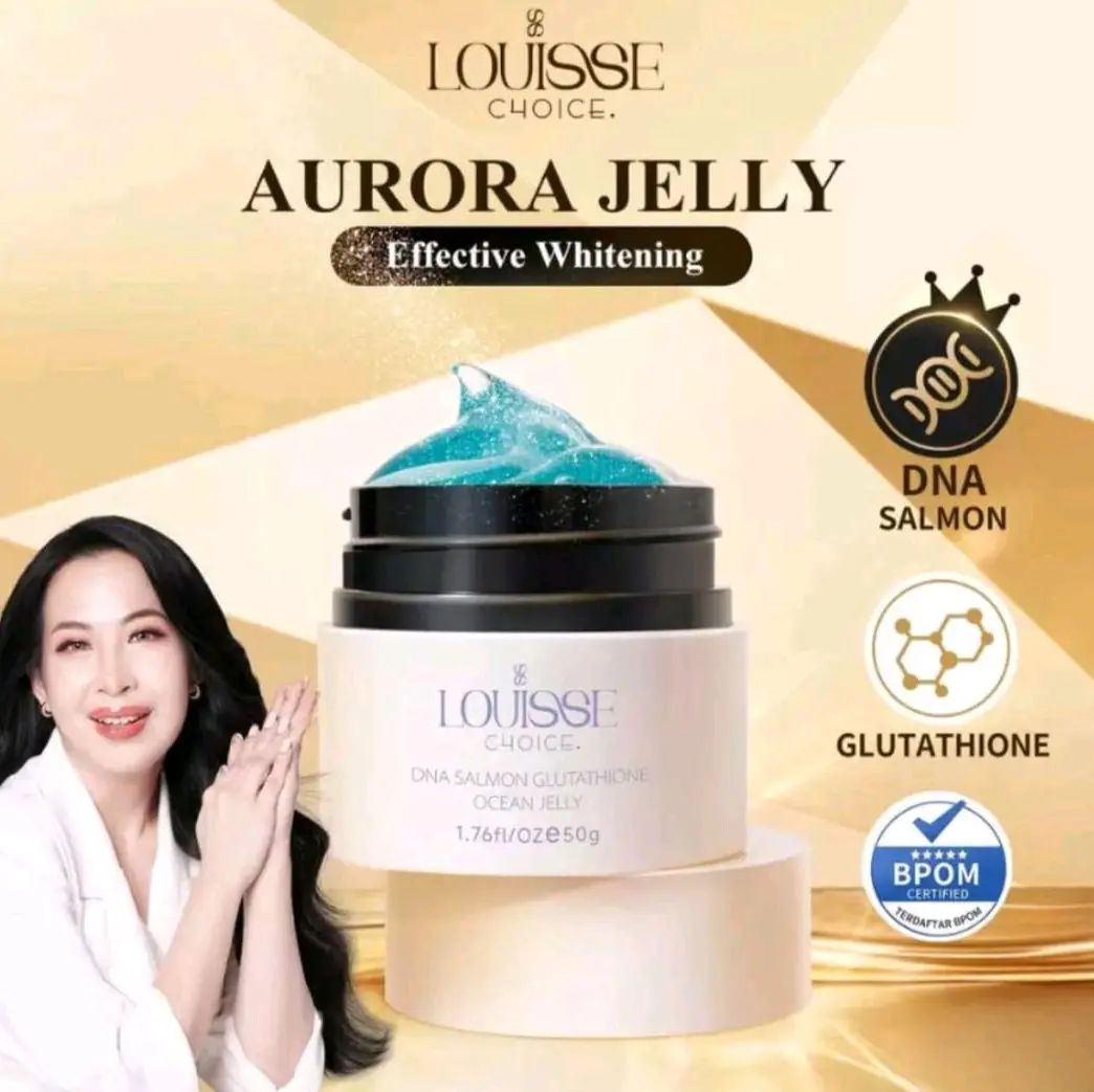 Louisse Choice Aurora Jelly | Face Krim DNA Salmon Glutathione 50 g