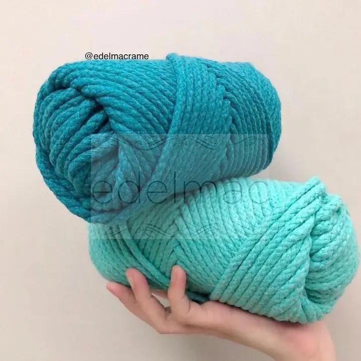 500gram Tali Katun Macrame | Braided Cotton Rope Natural Color 0