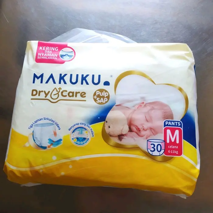 Pampers Makuku Diapers Pants M30 (Paket 1 ball) Bayi 1