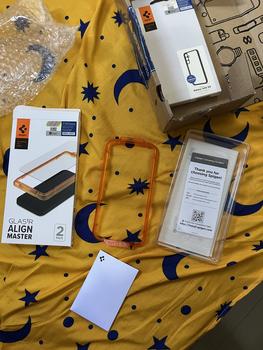 Product Review of Tempered Glass for Samsung Galaxy A55 Spigen GlastR Alignmaster Clear Tray from A**M 2
