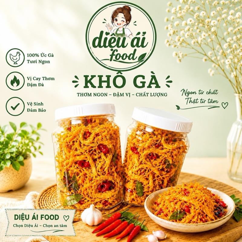 1 kí khô Gà 2 HỘP 500G Snack Food ăn vặt Thức Ăn