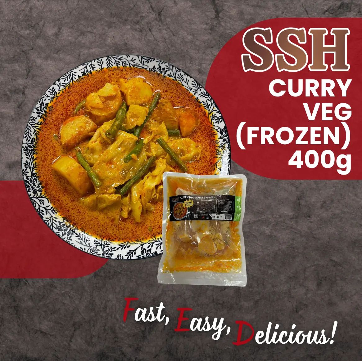 [SSH] Curry Vegetables (Frozen) 400g