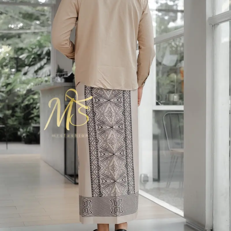 PAKET SET KOKO DAN SARUNG MOTIF SARWON BISA PILIH WARNA 5