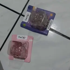 Jedai Bangkok Declip Original Gigi 5 ukuran 5cm Warna Transparan Asesoris Plastik Putih