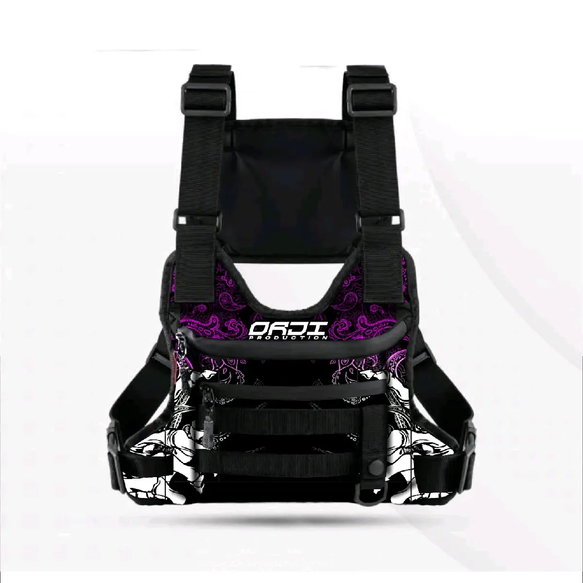 TAS DADA PRIA ANTI AIR PELINDUNG DADA DARI ANGIN MOTIP PRINTING Pinggang