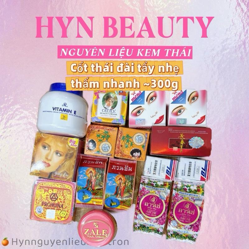  Combo khử vàng trắng bạch ít tẩy  cốt thái đài  300g kem 